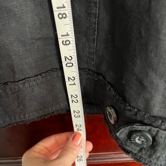 Lulu-B Women’s Linen Travel Jacket in Black size XL - Picture 9 of 9